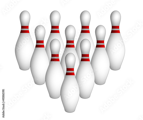 Ten Bowling Pins