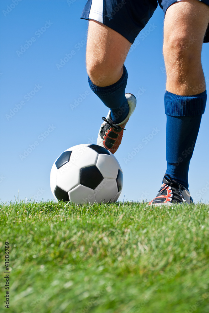 Kicking the Ball low angle