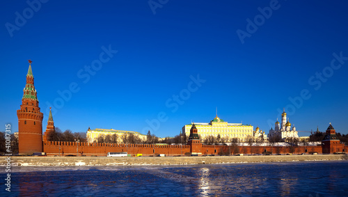 Moscow Kremlin in winter