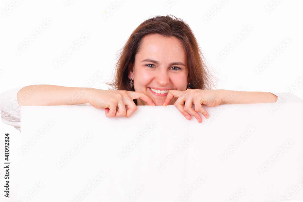 Beautiful young girl smiling Beautiful young girl smiling