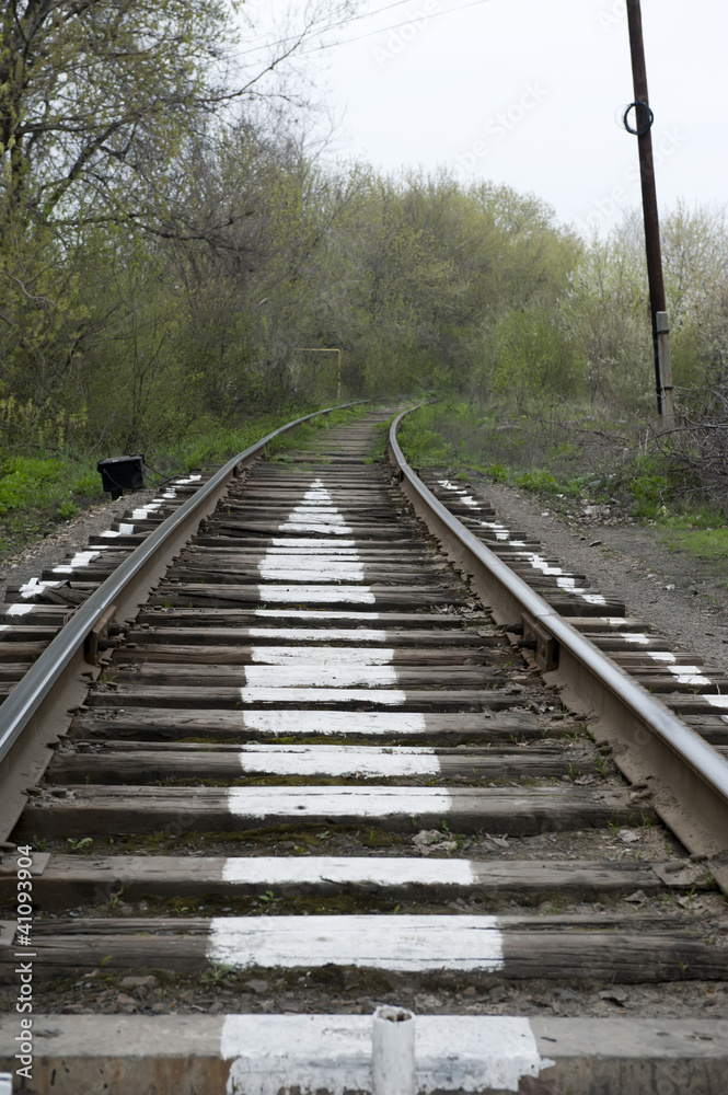 Fototapeta premium The old railway line