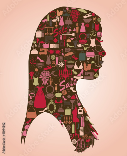 all icons about woman