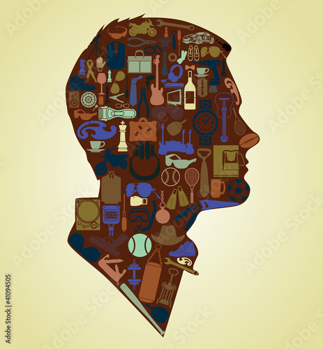 all icons about man