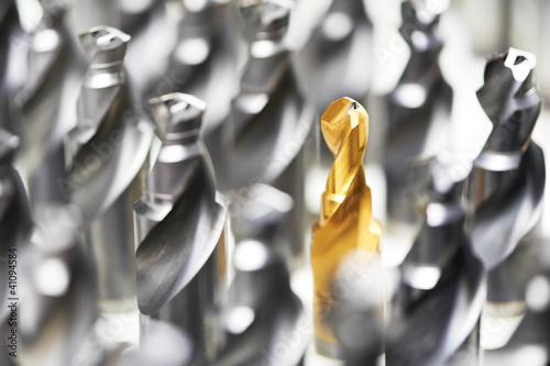 heap of finished metal drills