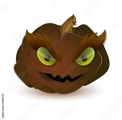 Spooky Pumpkin Vector