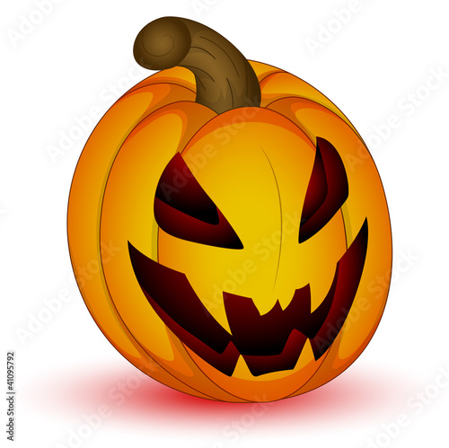 Scary Halloween Jack O Lantern