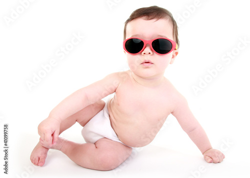 Cool baby - relaxing in shades