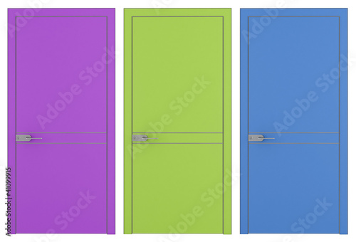 Foto Three modern doors