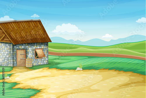 Barn scene