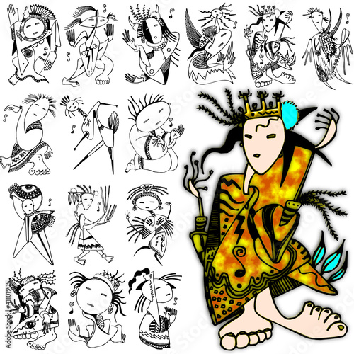character action diva style design costume