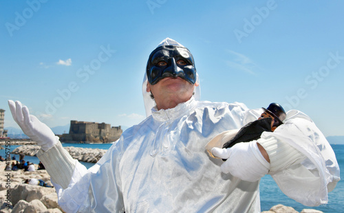 Fotografie Pulcinella a Napoli