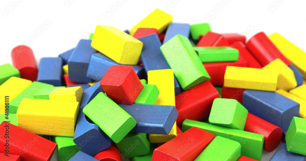Wooden building blocks Wooden building blocks