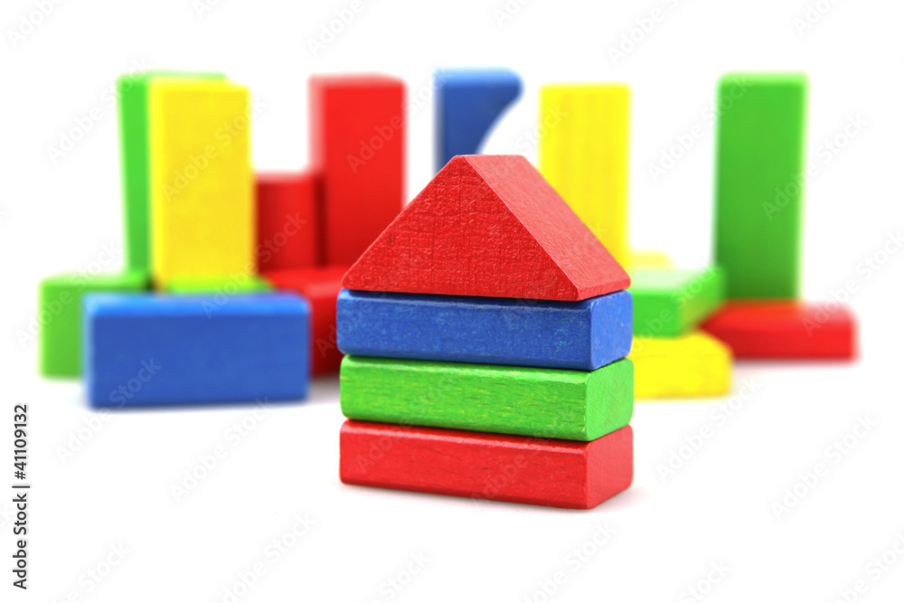 Wooden building blocks Wooden building blocks