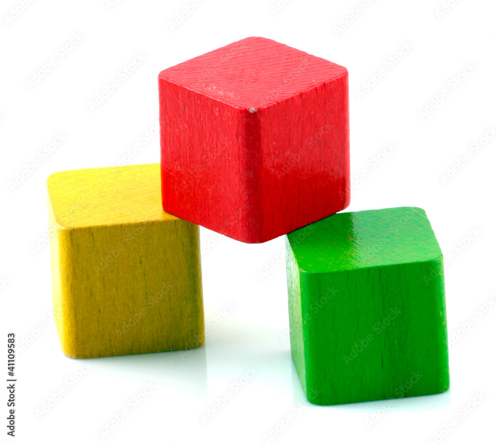 Wooden building blocks Wooden building blocks