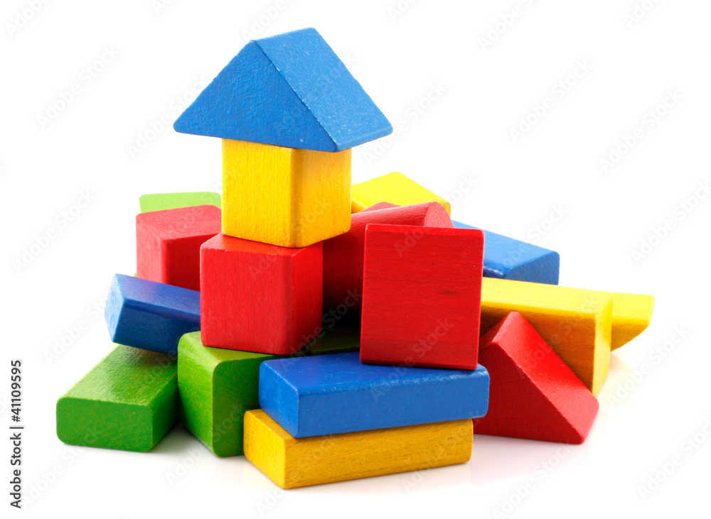 Wooden building blocks Wooden building blocks