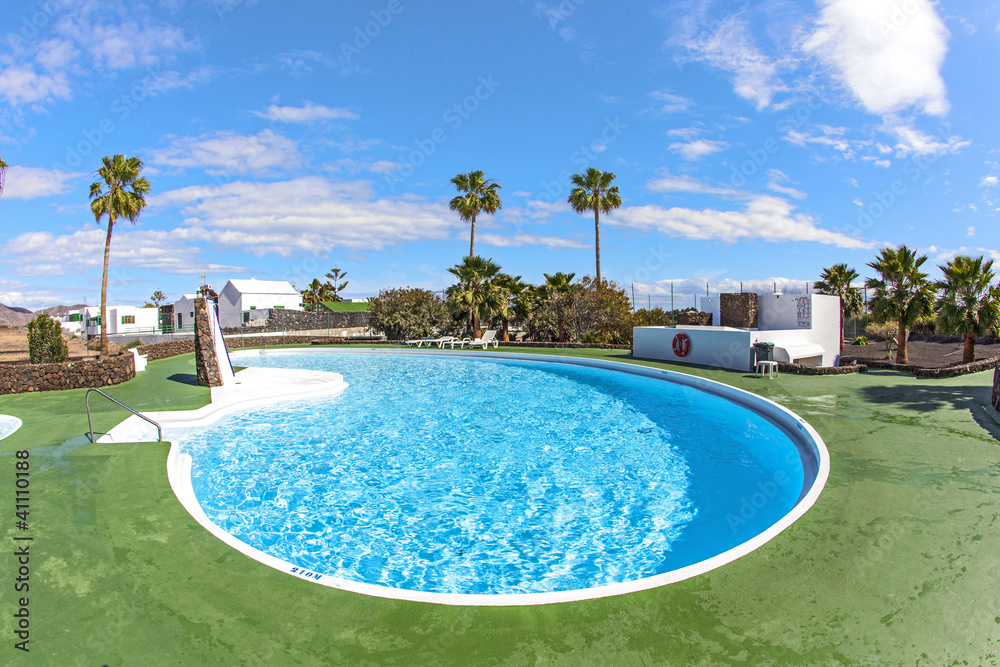 outdoor pool in Spain