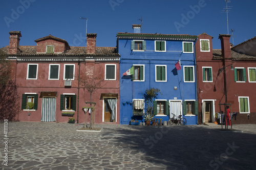 Buildings, Burano Island, Venice, Italy