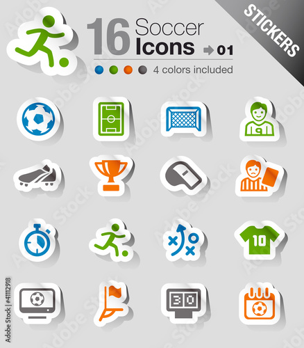 Stickers -  Soccer Icons