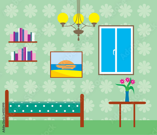 Living room. vector