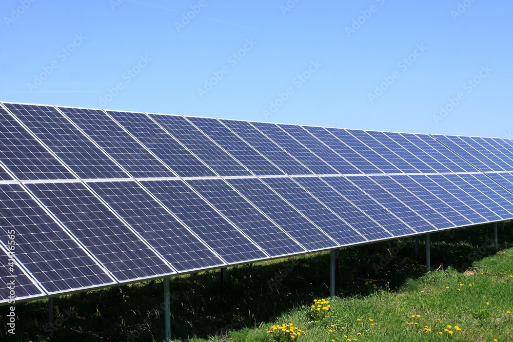 Detail of the Solar Power Station in the Nature Detail of the Solar Power Station in the Nature