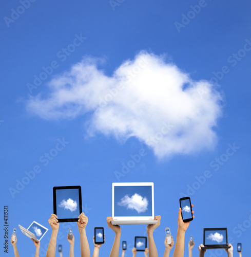 cloud computing concept photo