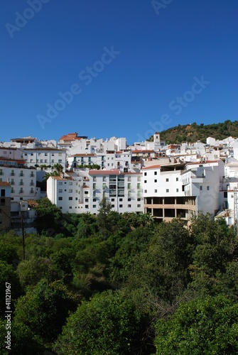 View of town, Tolox, Andalusia, Spain © Arena Photo UK