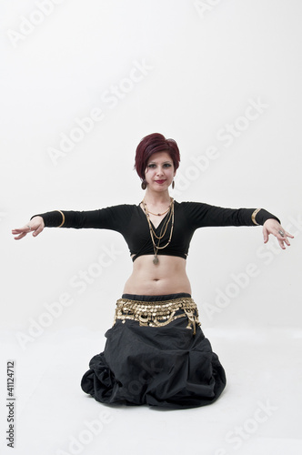 Tribal belly dancer photo