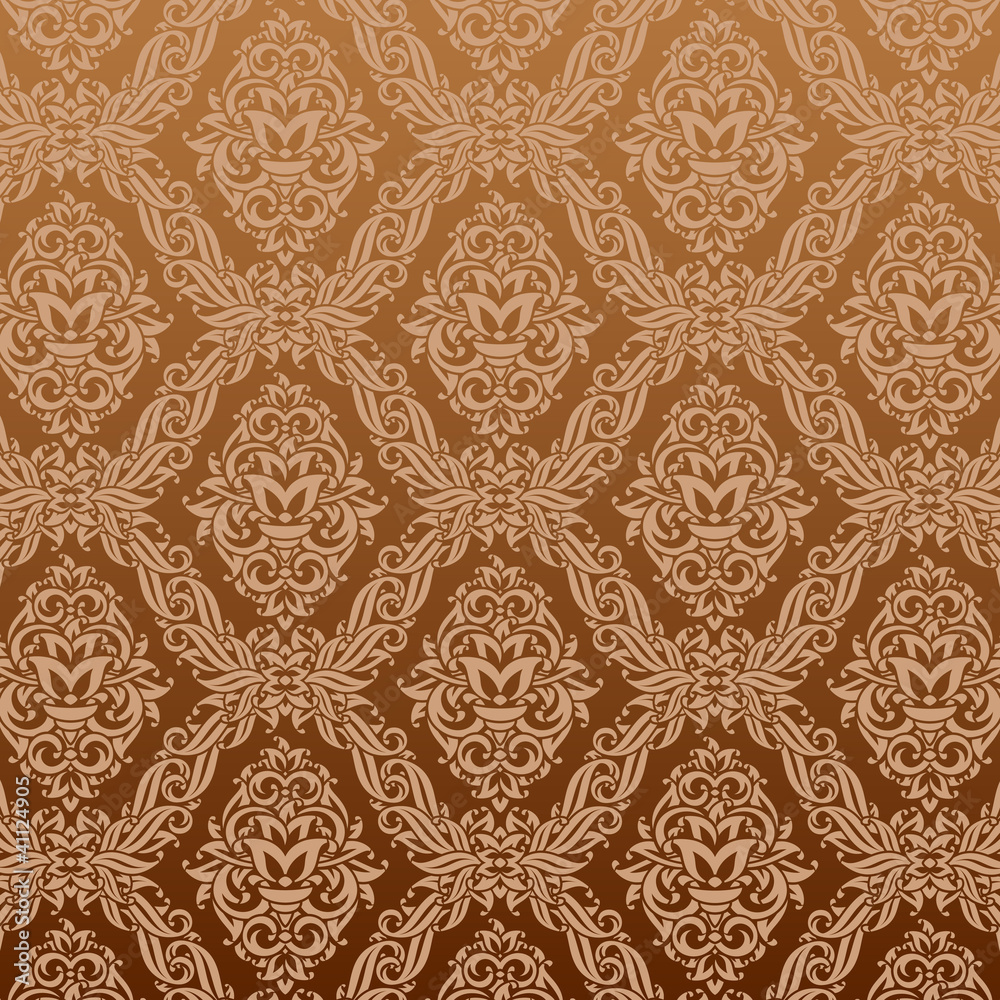 Seamless wallpaper pattern. Vector