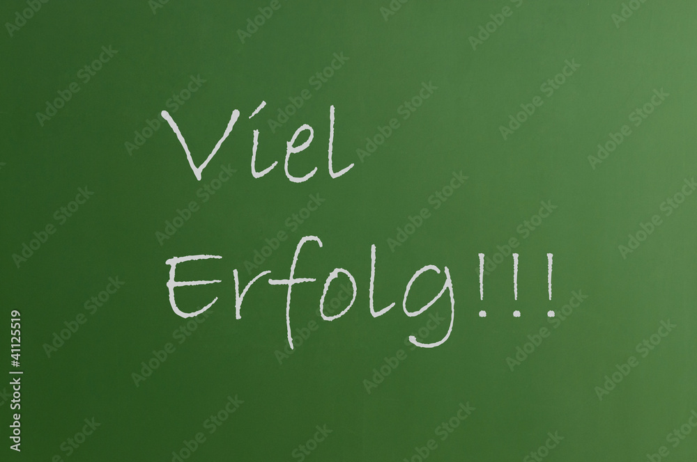 viel erfolg