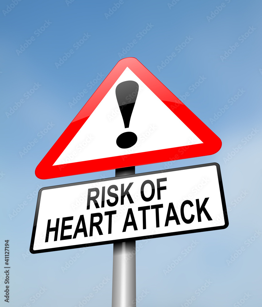 Heart attack risk. Heart attack risk.