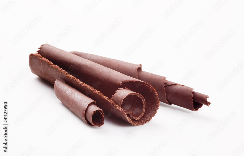 Chocolate curls Chocolate curls