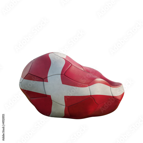 Tableau sur toile denmark deflated soccer ball