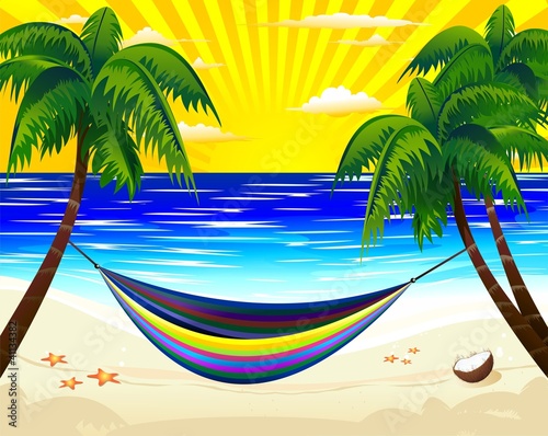 Relax-Amaca in Spiaggia Esotica-Hammock on Tropical Beach