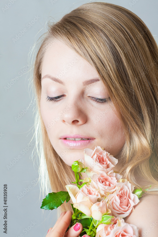 Close up portrait of a beautiful female model. Close up portrait of a beautiful female model.