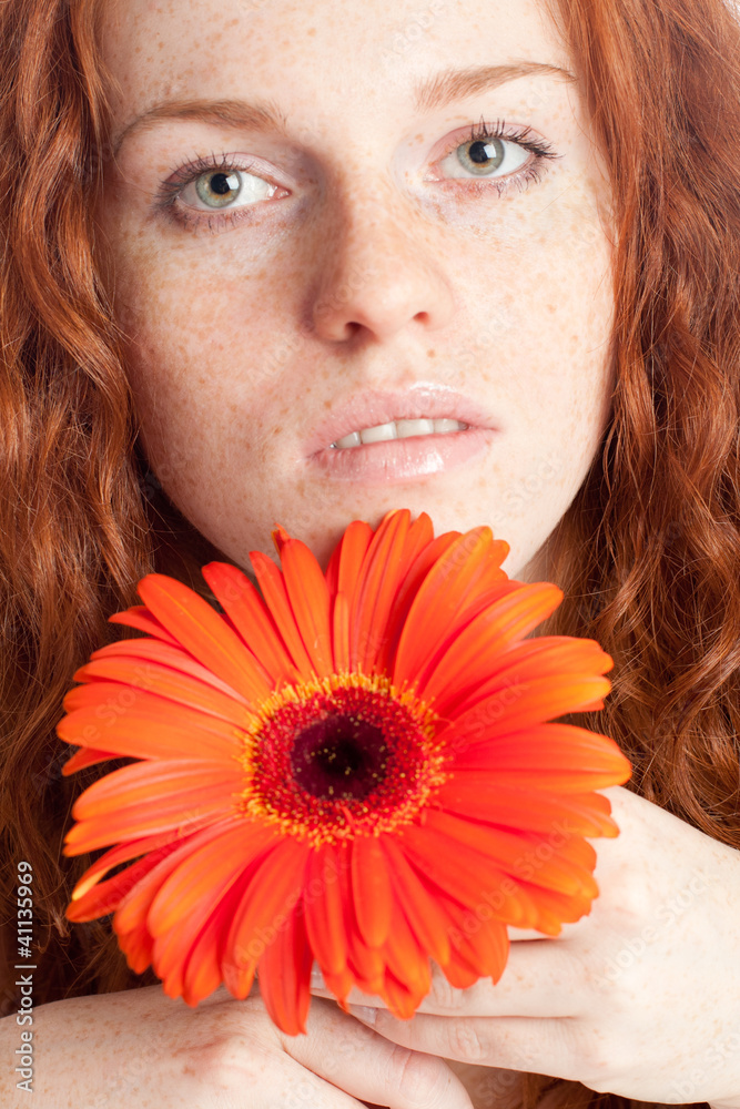 portrait of a beautiful female.