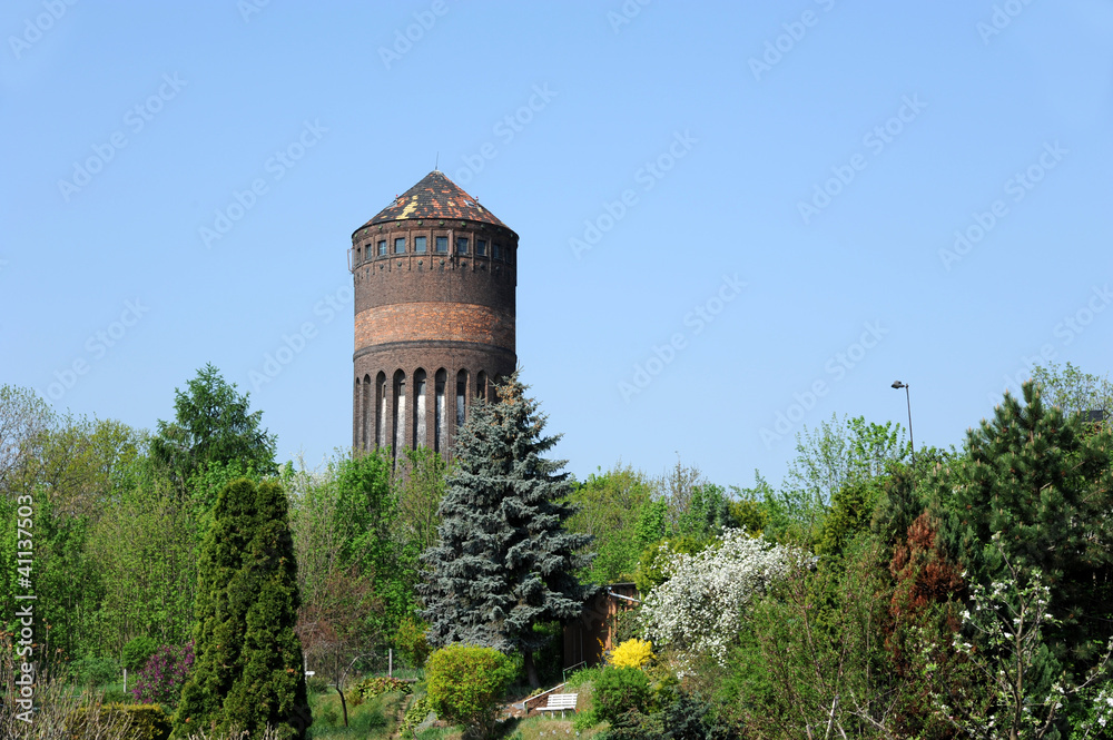 Historischer Wasserturm von 1909 Schkeuditz