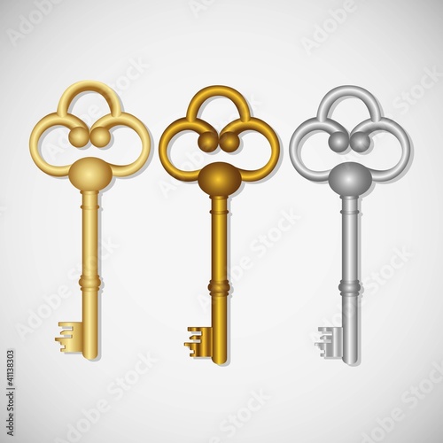 set of old keys