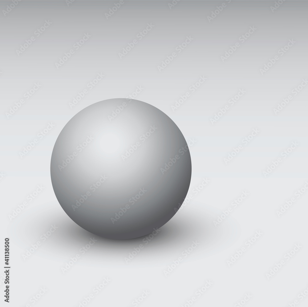 Vector gray 3d sphere Vector gray 3d sphere