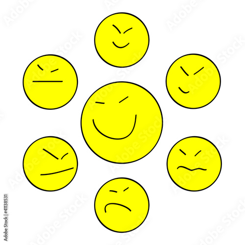 Yellow Asian smiles