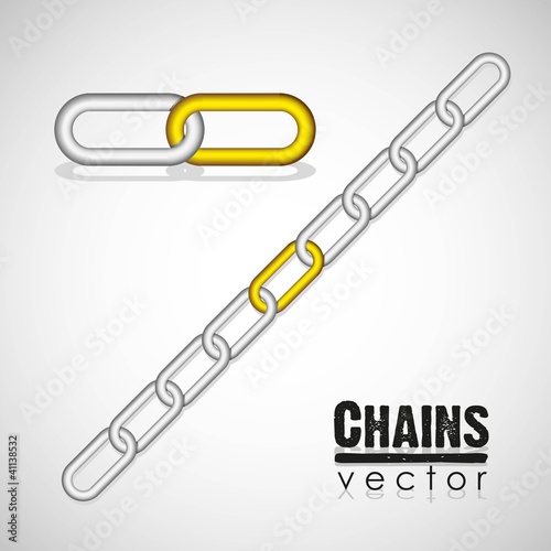 gold and silver link chain