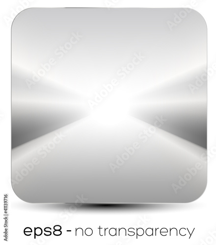 vector metallic label - background for your messages