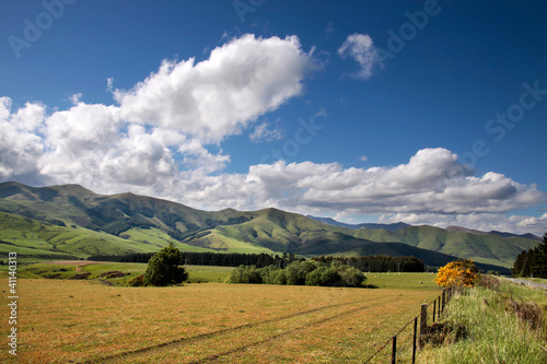 Farmland bei Mossburn in Neuseeland