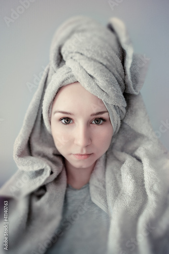 Out of the shower