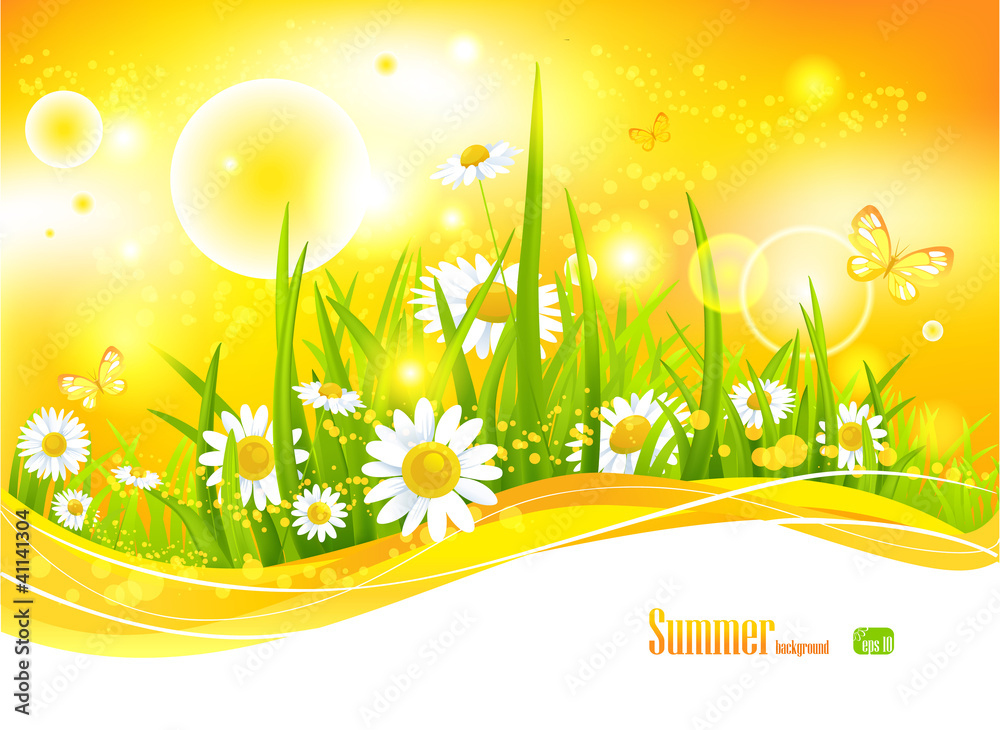 Sunny bright background