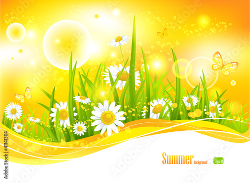 Sunny bright background