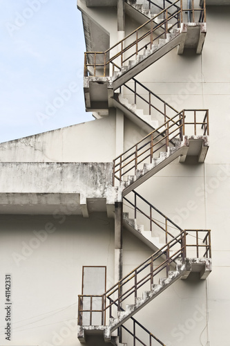 Fotografia, Obraz fire escape of a building