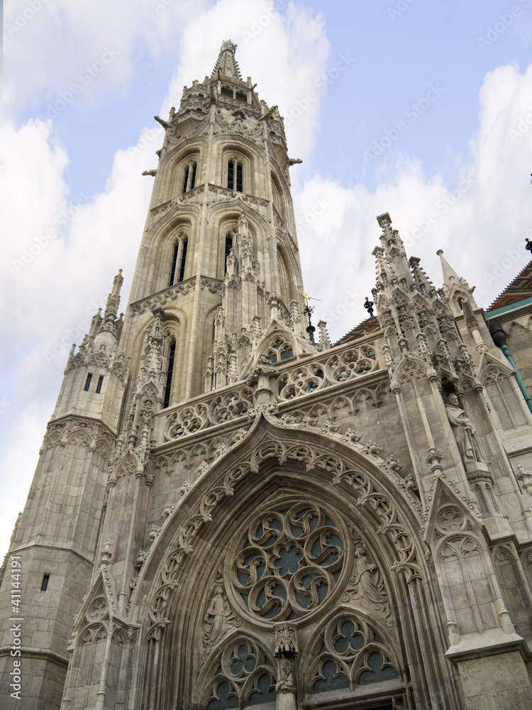 St Matthias Cathedral, Fishermens Bastion Budapest Hungary