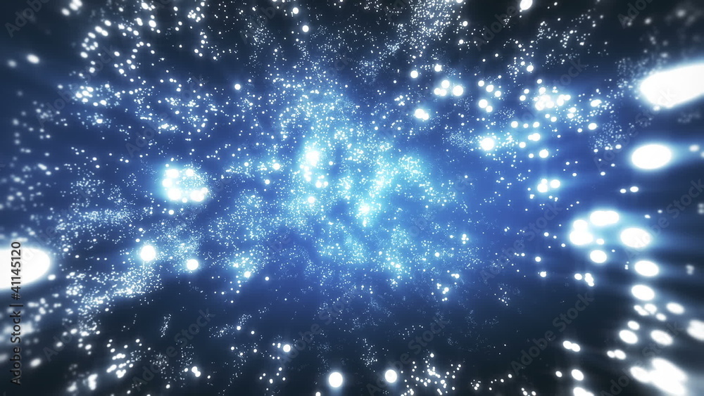 Looped starfield flight