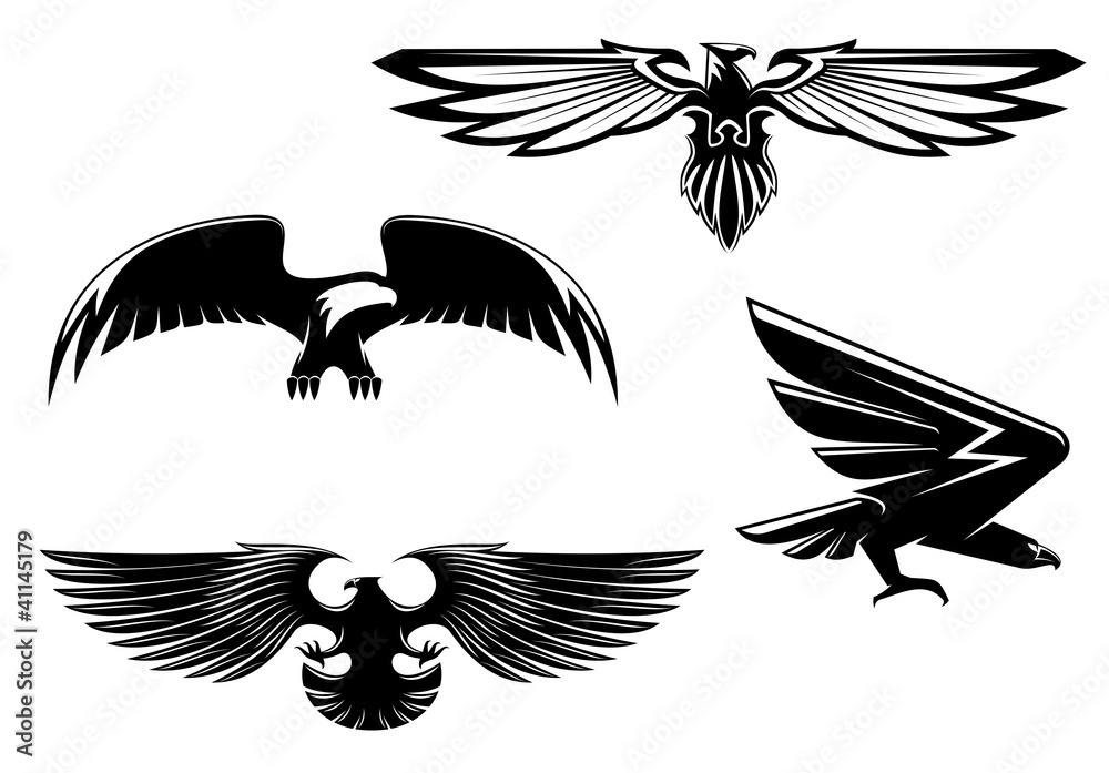Fototapeta premium Heraldry eagles