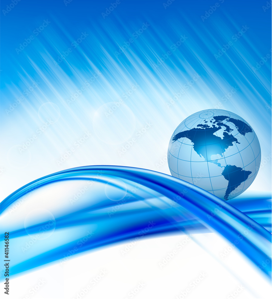 Business elegant abstract background with globe. Business elegant abstract background with globe.